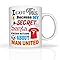 Star Online Personalised Funny Football Mug Manchester United Fans Gifts for Men Secret Santa Christmas Presents, Custom 11oz Ceramic Coffee Cup