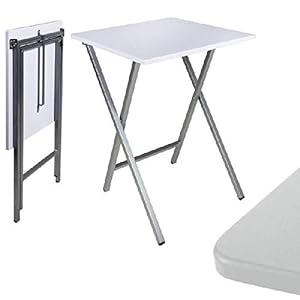 dcasa klaptafel, vierkant, 48 x 48 x 65 cm, wit