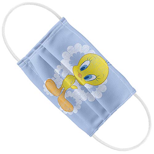 Popfunk Looney Tunes Kids Retro Tweety 1-Ply Reusable Face Mask Covering