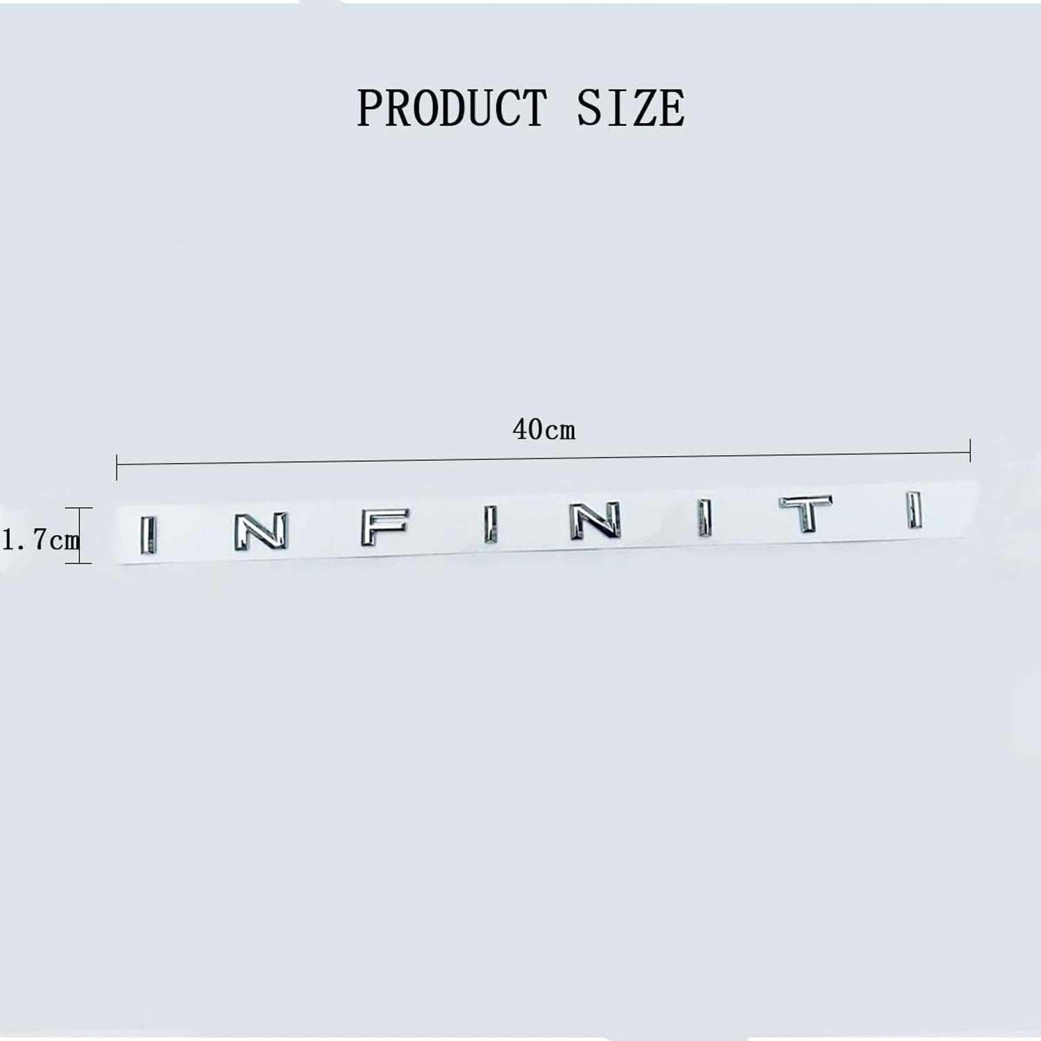 Infiniti Car Badge Emblem Sticker FX35 Q50 G35 G37 Models Black Infiniti  Car Emblem Badge - Waterproof Decal For FX35 Q50 G35 QX70 And Other Models  FX35 Q50 G35 G37 QX70 Replacement, image size:1500x1500