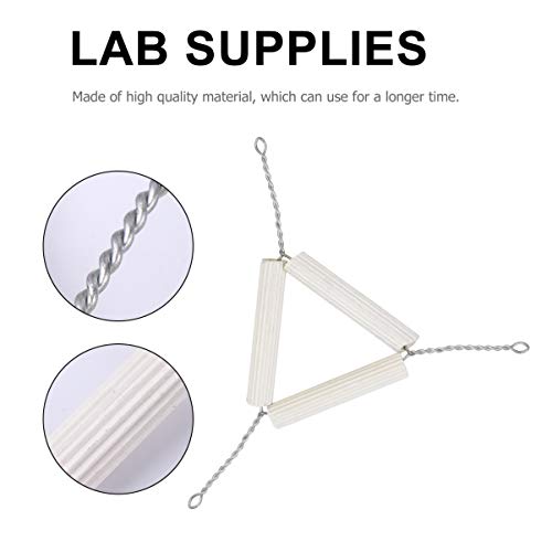 VILLCASE Suporte para Cadinho 10Pcs Suporte QuÃ­mico Experimento Suporte Suporte Base de Aquecimento