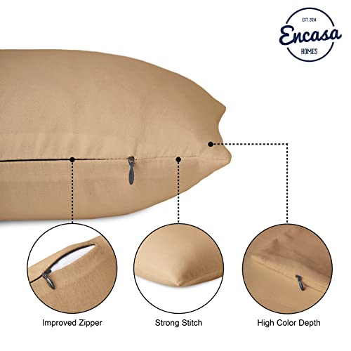 Encasa XO Cotton Throw Pillow Covers Set of 4 I 18x18 in (45x45 cm) - Image 3