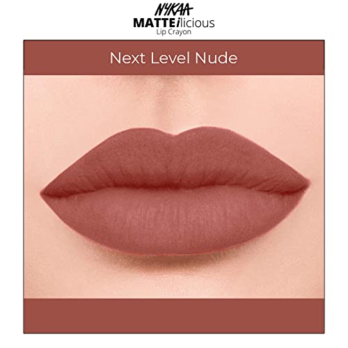 Image of Nykaa Matte-illicious Lip Crayon Lipstick