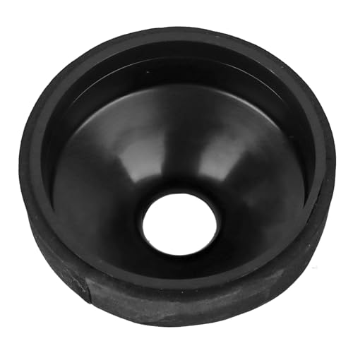 Altsaxophon-Dämpfer, Tragbare Größe, Einfache Installation, Runder Saxophon-Dämpfer, ABS-Kunststoff, Verschleißfest, für die Tägliche Spielpraxis (BLACK)