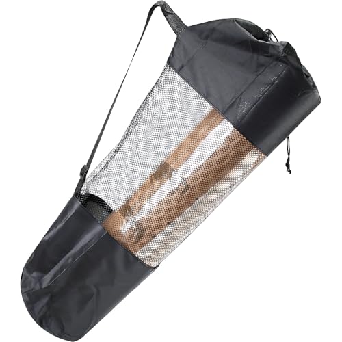 Image of Bodylastics Yoga Mat for Men and Women with Carry Bag TPE 6ft x 2ft x 6mm Large Size Anti Slip & Anti Tear Workout Mat