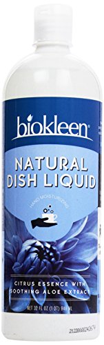 Biokleen Natural Dish Liquid, Citrus Essence with Aloe, 32 oz