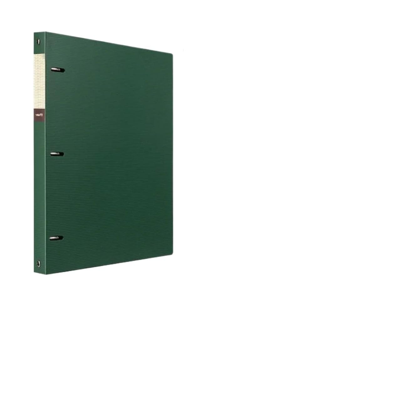 Cartella In Scatola Cartella file A4 Raccoglitore a fogli mobili Cartella raccoglitore ad anelli for documenti impermeabile a colori Per L'Archiviazione Dei Documenti(3 Hole - Green)