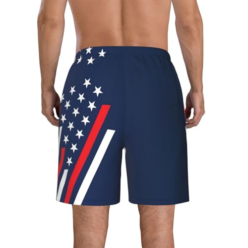 Tru-mp was Right About Everything Mens Swim Trunks Quick Dry Swim Shorts Mens Swimsuit Board Shorts with Pockets -3