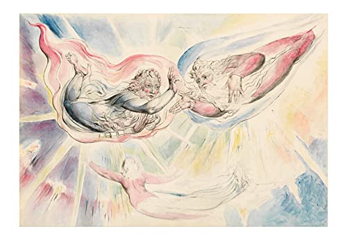 William Blake St Pierre et St James impression d'art semi-brillant