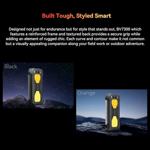 Blackview BV7300, G81 Octa Core 18Go+256Go Telephone Portable Incassable, Téléphone Débloqué, 15000mAh, 50MP+20MP+32MP, 6.67" HD+ Smartphone Incassable Etanche, Dual 4G LTE,GPS,NFC,OTG,FM, Jaune – Bild 3