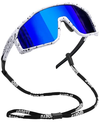 Joopin Gafas Ciclismo Hombre Mujer Polarizadas Deportivas Espejo Azul