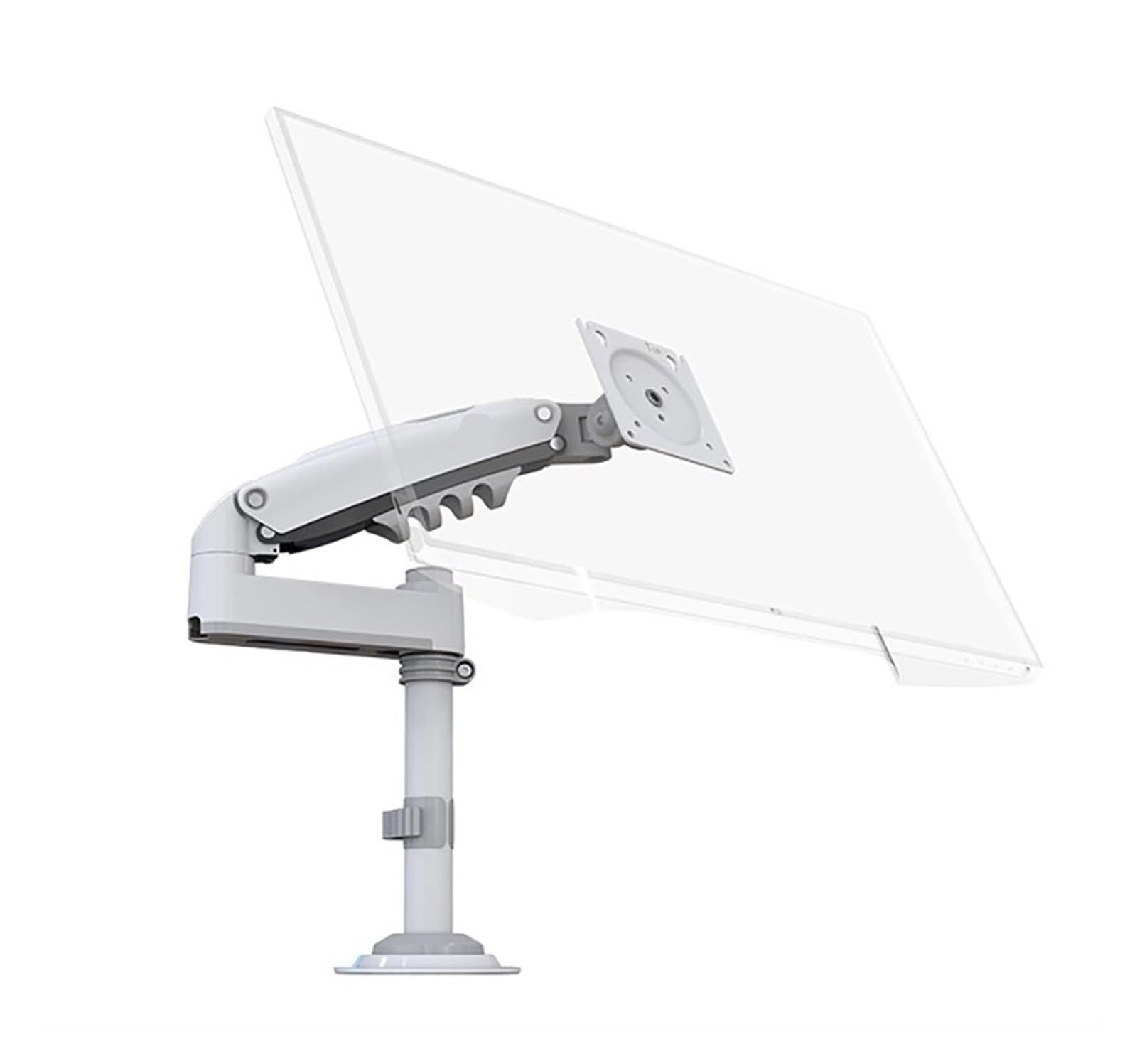 Bras de moniteur H100 blanc pour soulager les douleurs de dos au bureau