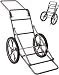 Goplus Folding Deer Game Cart Larger Capacity 500lbs Hauler Utility Gear Dolly Cart Hunting Accessories