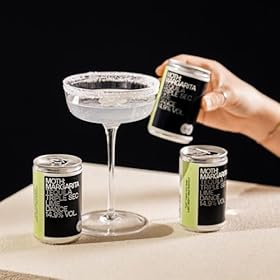 Buy MOTH Margarita Cocktails Ready Mixed Cans – Refreshing Tequila, Triple Sec & Lime Blend at 14.9% ABV