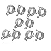 Aexit 10 Pcs Home Hardware 22mm 50CrvA Spring Band Type Action Fuel Hose Pipe Low Pressure Air Clamp Model:59as135qo460