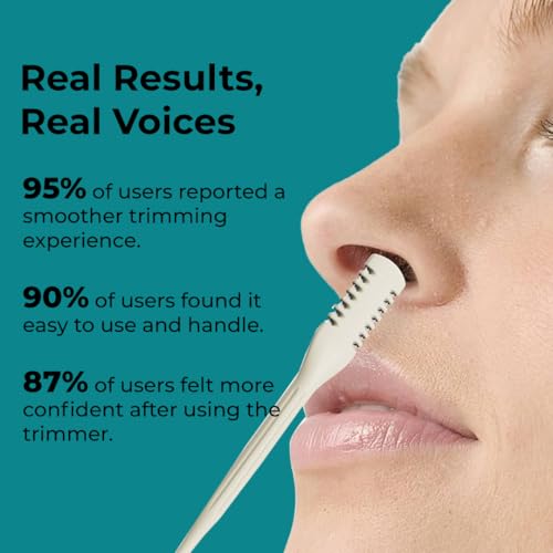 Image of Sanfe Nose & Ear Hair Trimmer | Pack of 3 | Smart Edge Precision 360 Trimmer | Zero Pull, Zero Pain Grooming | Stainless Steel Blades with Flexible Head | Safely Trim Unwanted Hair