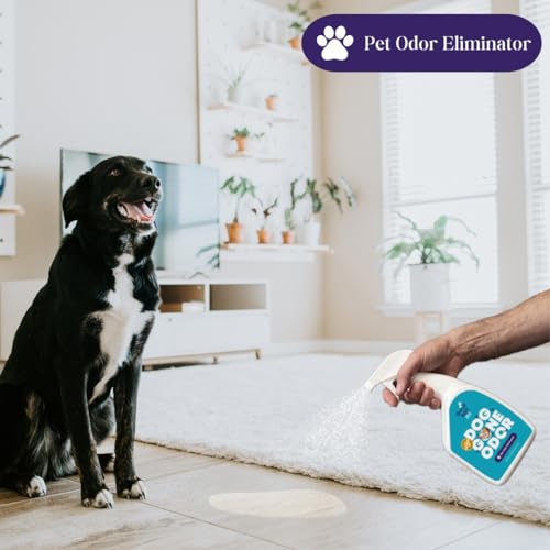 Redutor de odor Dog Gone Pet - Fórmula de ar fresco restringe o crescimento de micróbios nocivos, ca