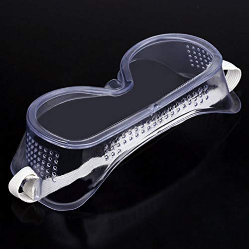 Occhiali Occhiali Protezione degli Occhi Occhiali di Sicurezza Anti-Fog Anti-Graffio Trasparente Chemical Splash Goggle Eyewear Lavorare All'aperto (5 Pacchetti)