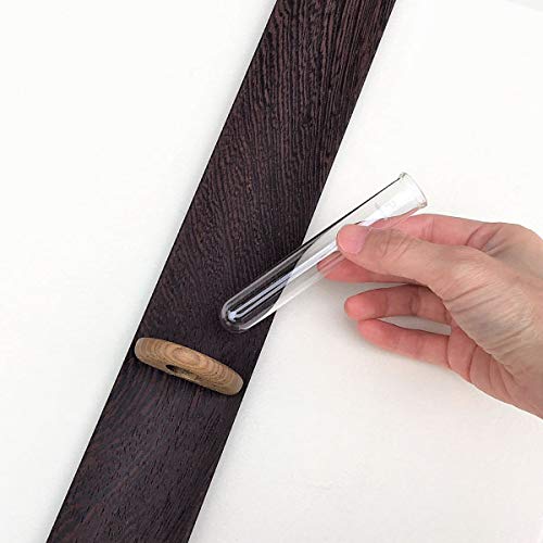 Amazon.co.jp: 一輪挿し おしゃれ 木製 日本製 壁掛け ガラス