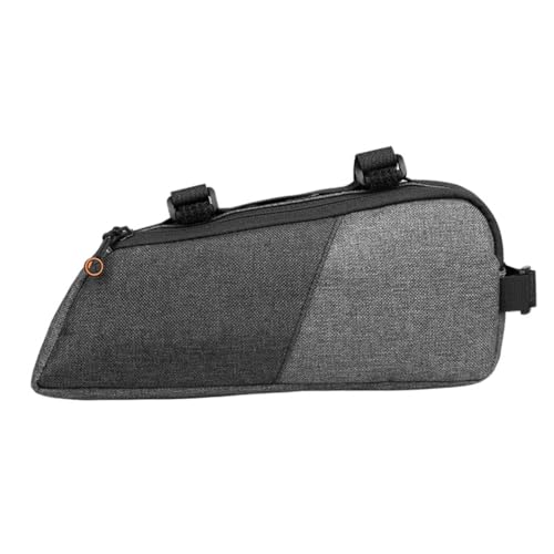 KOMBIUDA 1Pc Bike Front Frame Bag Cycling Pouch for Mobile Essentials Capacity Storage Bag for Road and Mountain Biking Adventures