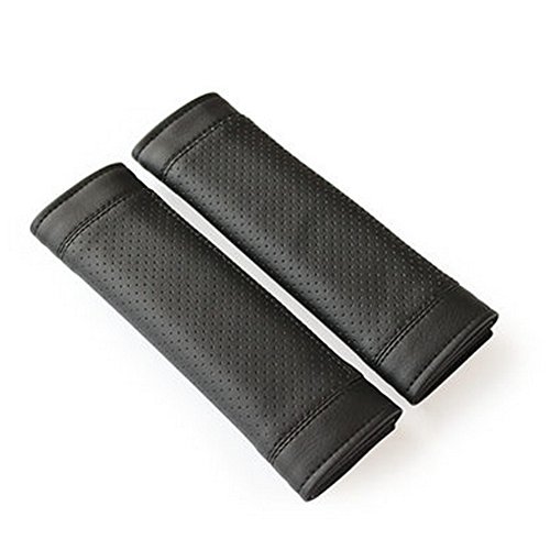 Encell Pu Car Seat Belt Cover Shoulder Pad,Black #TOP5