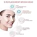 Cepillo de Limpieza Facial 5 en 1 Masajeador Facial Eléctrico Limpiador de...