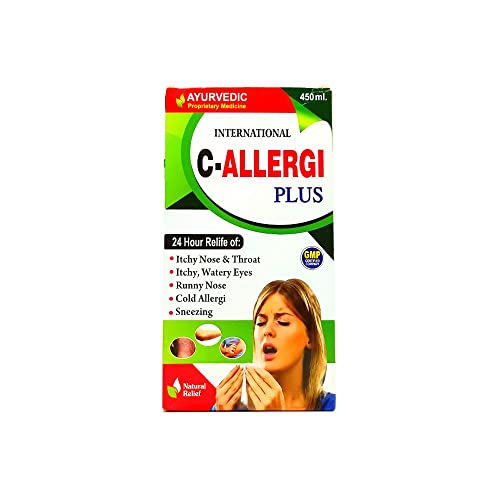Buy now Ayurvedic C-ALLERGI PLUS Syrup for allergy and itchy.