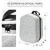 sarlar Hard Carrying Case for Meta Quest 3/3S/Oculus Quest 2, Large Space Compatible with BOBOVR S3 Pro/M3 Pro/Kiwi Design Battery Head Strap and All Accessories, Ideal for Travel and Home Storage