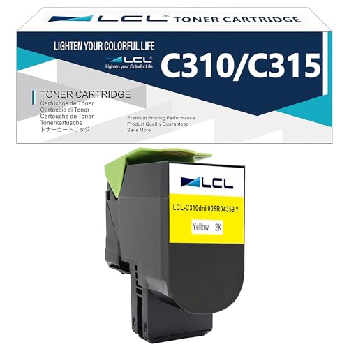 Toner jaune compatible C310 C315 pour remplacer la cartouche vide sans bloquer l'imprimante