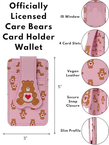 Care Bears Card Holder Wallet Tenderheart Women Slim Compact3