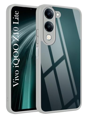Image of Jkobi Ultra-Hybrid Back Cover Case for Vivo iQOO Z10 Lite (Lifetime Anti Yellow | Anti Scratch | Crystal Clear Shockproof)