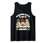 Hanging With My Gnomies Cute Gnomes Christmas Tees