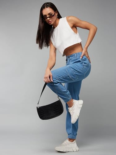 Image of Dolce Crudo High Rise Wide Leg Jeans for Women