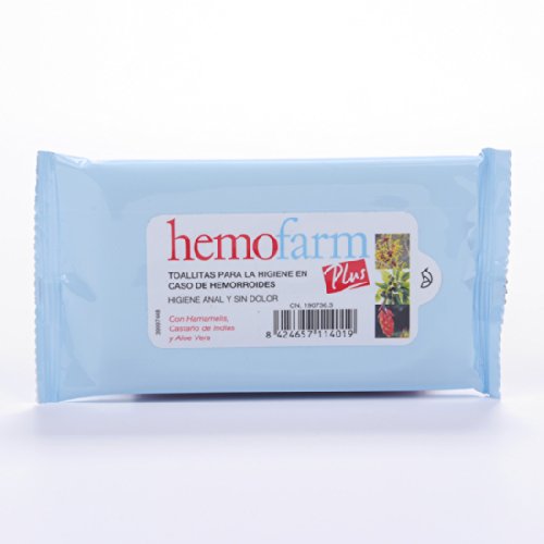HEMOFARM PLUS 20 TOALLITAS
