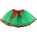 Jastore Baby Girls Layered Christmas Green Tutu Skirt Dance Princess Ballet Dress