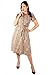 SugarShock Damen Retro Leo Hemdkleid 165655401 Creme M