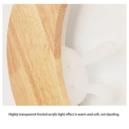 Lámpara de pared infantil LED regulable 3000K-6000K con interruptor de cadena para dormitorio 2