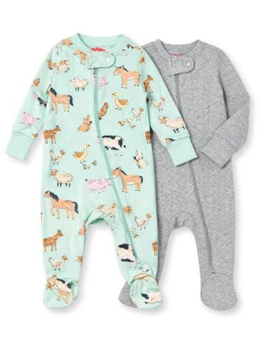 Image of TuddyBuddy 100% Cotton Multi Color Zipper Romper Sleepsuit /Romper /Jumpsuit for Baby Boy & Baby Girl