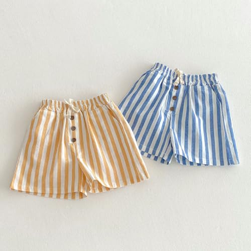 Shorts en coton lin pour bébé et enfant de 3 mois à 5 ans - 6