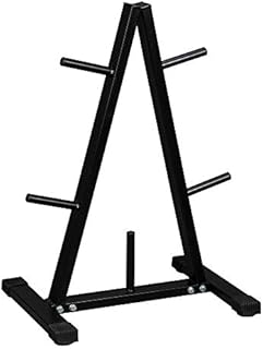 PEXMOR 1 Inch Weight Plate Rack A Frame Weight Plate Tree, Olympic Plate Storage Rack Stand