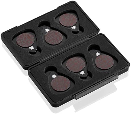 TIK PIK Celluloid Guitar Picks 6-Pack - Thin 0.46mm w/Case