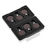 TIK PIK 6-Pack Guitar Picks for Acoustic & Bass Guitars | As Seen On Shark Tank | Black Thin Gauge