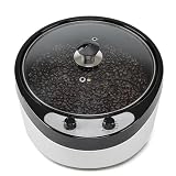 Tostador de Café Eléctrico, Máquina Tostadora de Café de 800 G, Ajustable 0-240 ℃, Máquina Tostadora de Granos de Café, Máquina Tostadora con Pantalla Lcd Máquina Tostadora de Semillas de Melón y Maní