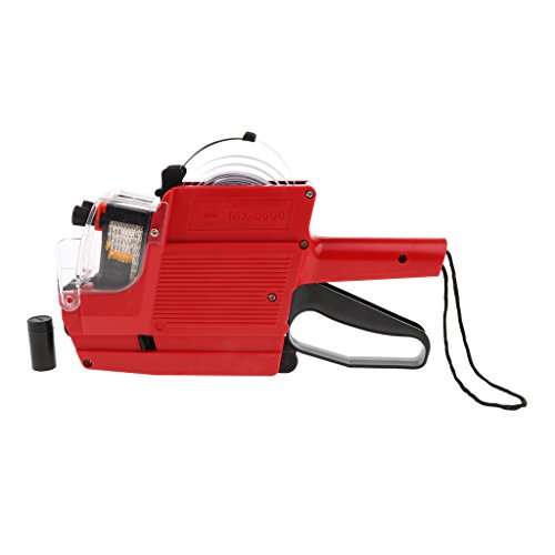 menolana MX-6600 10 Dígitos, 2 Linhas, Etiqueta de Preço, Etiqueta de Preço, Impressão Clara E Rápid