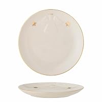 Set Di 4 Piattini In Gres Bloomingville Valentin, ø 12,5 Cm, Verde, Per Biscotti E Dolci, Lavastoviglie, Stile Scandinavo
