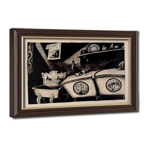 Toile decorative Wanda Gag souvenirs ruraux tableau bois vintage