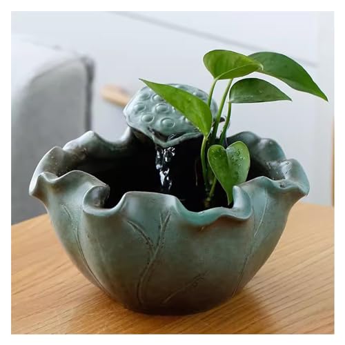 Fuente de agua corriente decorativa para crear un salón zen y relajante 6