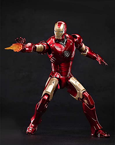 Irοnman Movie Series - Collectible Irοnman Action Figure 20 Joints Movable Metal Painting Model Toys 7-Inch (Mark 3) #TOP3