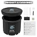 Alupssuc Ice Bath Tub with Lid - 80CM Portable Outdoor Cold Plunge Pool for Cold Water Therapy & Sports - Black