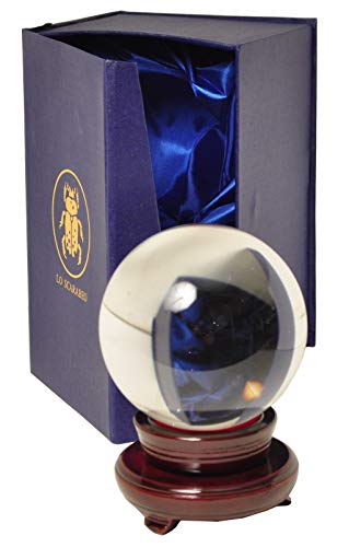 Preisvergleich Produktbild Lo Scarabeo - Wahrsagekugel: 8cm mit Halter in Box (LxBxH: 20x12x10cm)